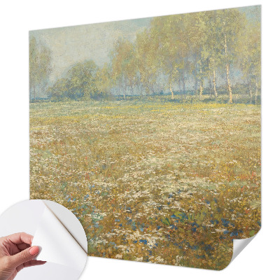 Samolepicí dekorativní fototapeta Kvetoucí pole