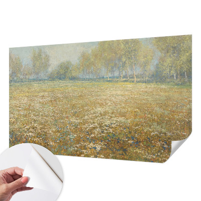 Samolepicí dekorativní fototapeta Kvetoucí pole