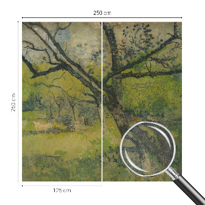 Samolepicí fototapeta na míru Zelená krajina