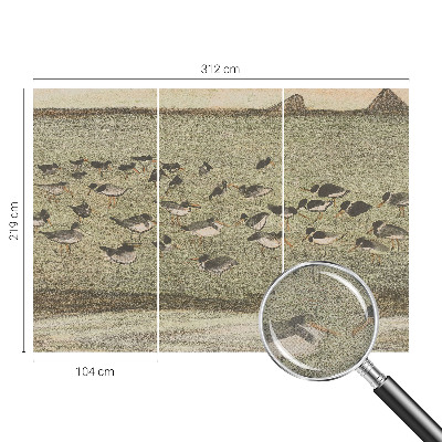 Samolepící fototapeta 3d Ptačí mír