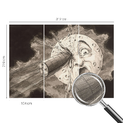 Fotografická tapeta samolepicí s motivem kosmické srážky