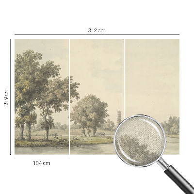 Samolepicí dekorativní fototapeta Tichý park