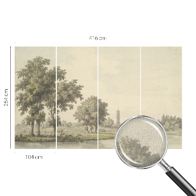 Samolepicí dekorativní fototapeta Tichý park
