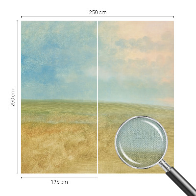 Samolepicí fototapeta na zeď Pastelová pole
