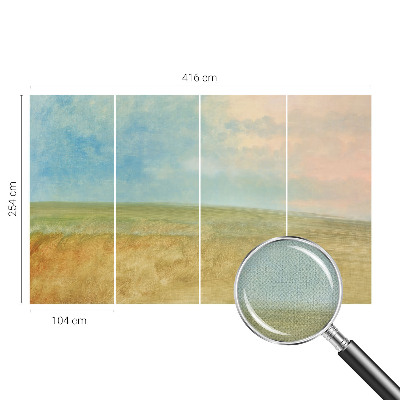 Samolepicí fototapeta na zeď Pastelová pole