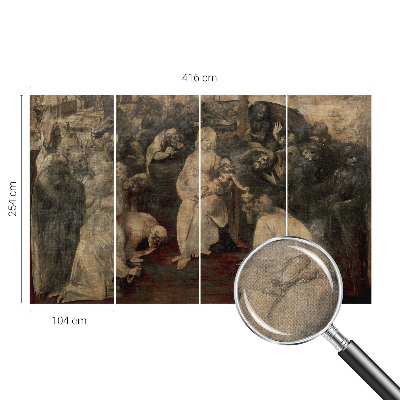 Moderní samolepicí fototapeta Duchovní setkání