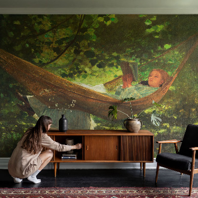 Dětská fototapeta Relaxace v houpací síti