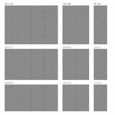 Dekorativní mléčná fólie na sklo Cikcakový vzor