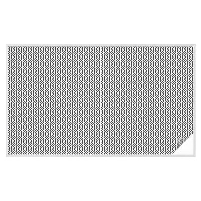 Dekorativní mléčná fólie na sklo Cikcakový vzor