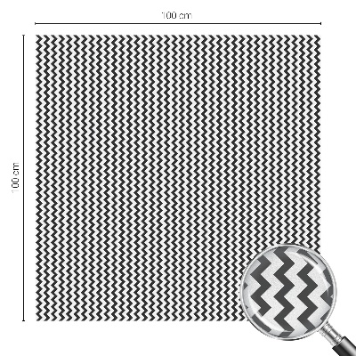 Dekorativní mléčná fólie na sklo Cikcakový vzor