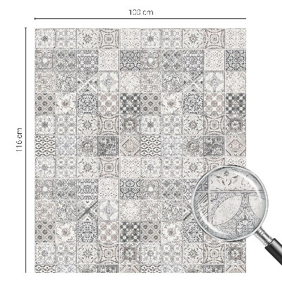 Privátní fólie na okno vitráž Dlaždicové vzory