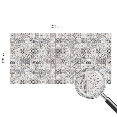 Privátní fólie na okno vitráž Dlaždicové vzory