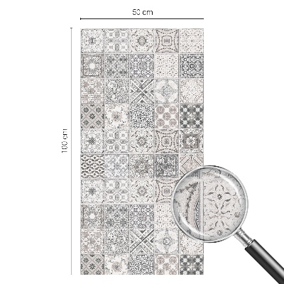 Privátní fólie na okno vitráž Dlaždicové vzory