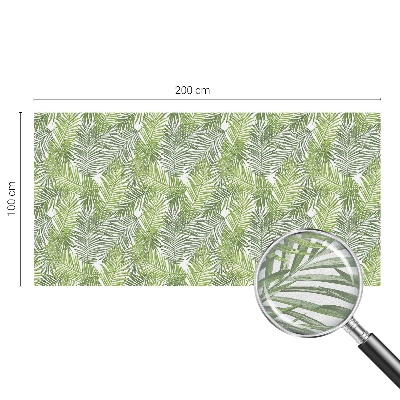 Protisluneční fólie na okna Rostlinné vzory