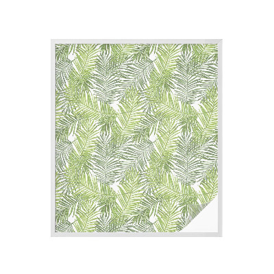 Protisluneční fólie na okna Rostlinné vzory