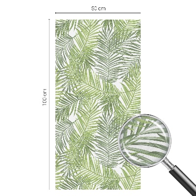 Protisluneční fólie na okna Rostlinné vzory