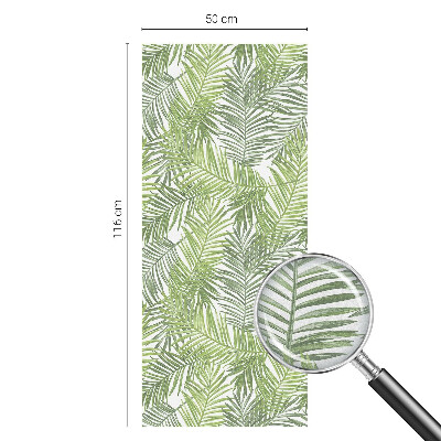 Protisluneční fólie na okna Rostlinné vzory