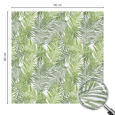 Protisluneční fólie na okna Rostlinné vzory