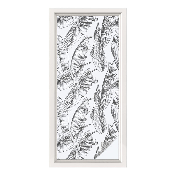 Protisluneční fólie na okna Tropické listy