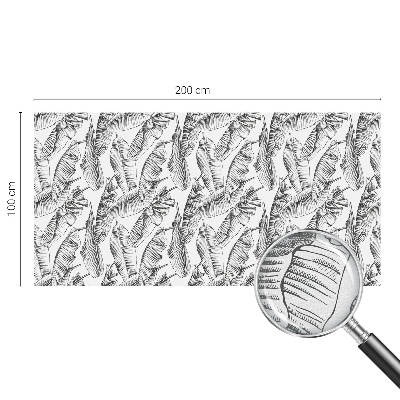 Protisluneční fólie na okna Tropické listy