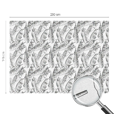 Protisluneční fólie na okna Tropické listy