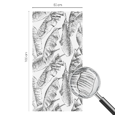 Protisluneční fólie na okna Tropické listy