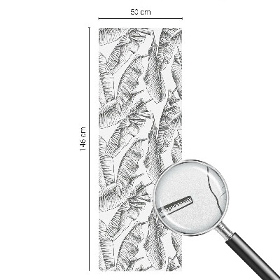 Protisluneční fólie na okna Tropické listy