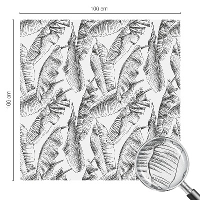 Protisluneční fólie na okna Tropické listy
