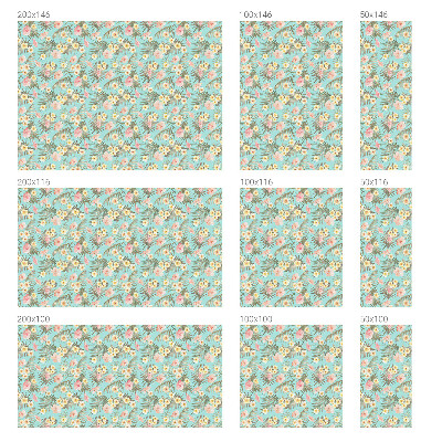 Privátní fólie na okno vitráž Tropický vzor