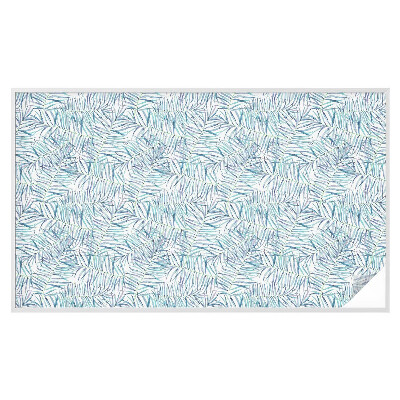 Neprůhledná fólie na sklo dveří Botanický vzor