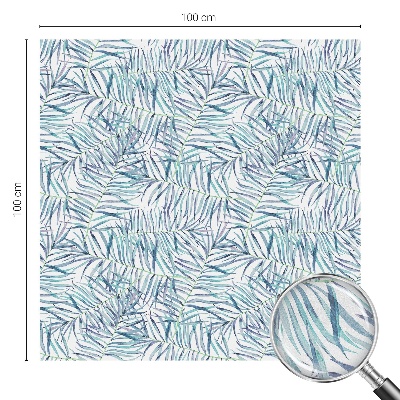 Neprůhledná fólie na sklo dveří Botanický vzor