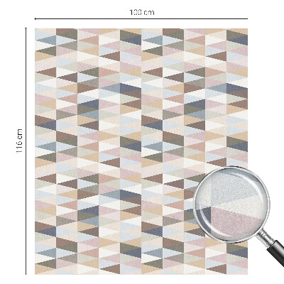 Zatmavovací fólie na okna Pastelová symetrie