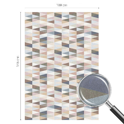 Zatmavovací fólie na okna Pastelová symetrie