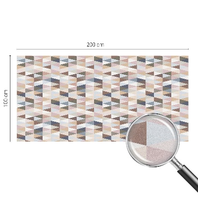 Zatmavovací fólie na okna Pastelová symetrie