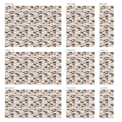 Zatmavovací fólie na okna Pastelová symetrie