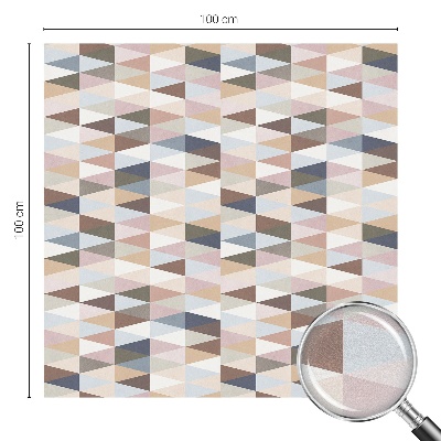 Zatmavovací fólie na okna Pastelová symetrie