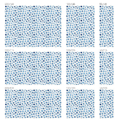 Protisluneční fólie na okna Akvarelové tečky