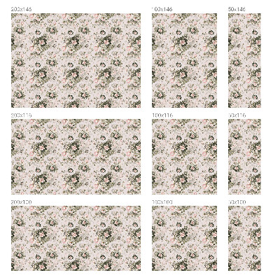 Neprůhledná fólie na sklo dveří Květinová krása