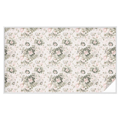 Neprůhledná fólie na sklo dveří Květinová krása