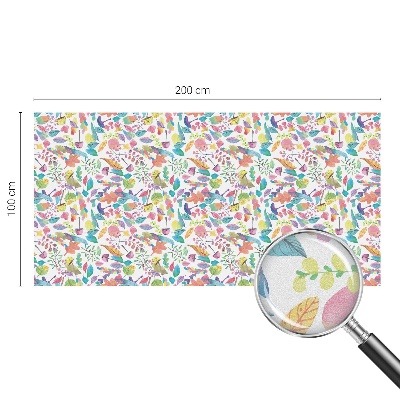 Dekorativní mléčná fólie na sklo Barevné složení