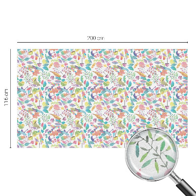 Dekorativní mléčná fólie na sklo Barevné složení