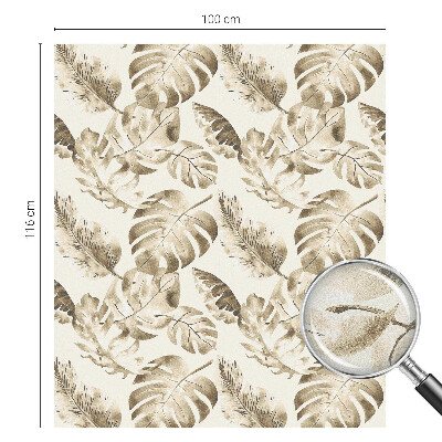 Zatmavovací fólie na okna Tropické rostliny