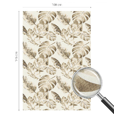 Zatmavovací fólie na okna Tropické rostliny