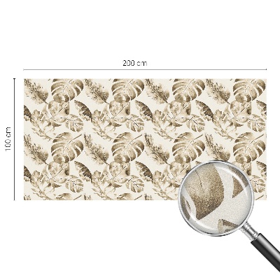 Zatmavovací fólie na okna Tropické rostliny