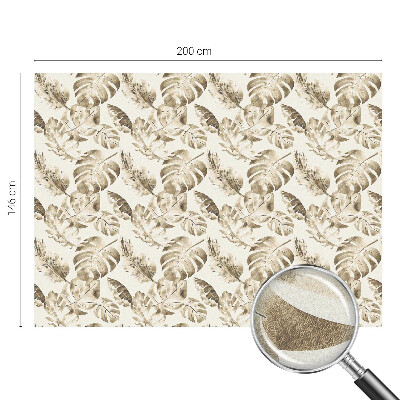 Zatmavovací fólie na okna Tropické rostliny