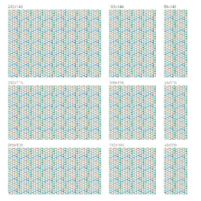 Neprůhledná fólie na sklo dveří Geometrické trojúhelníky