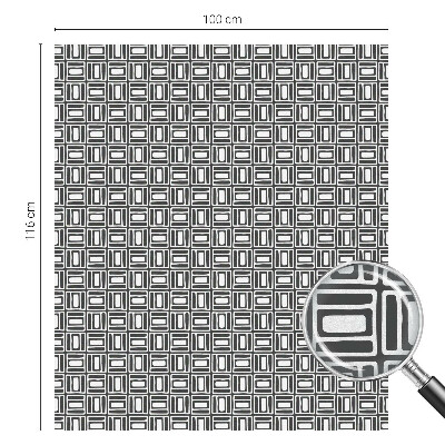 Privátní fólie na okno vitráž Energetický vzorec