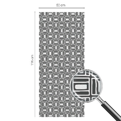 Privátní fólie na okno vitráž Energetický vzorec