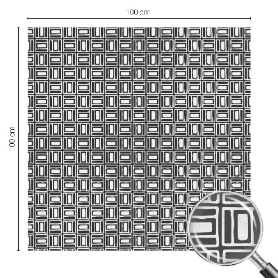 Privátní fólie na okno vitráž Energetický vzorec