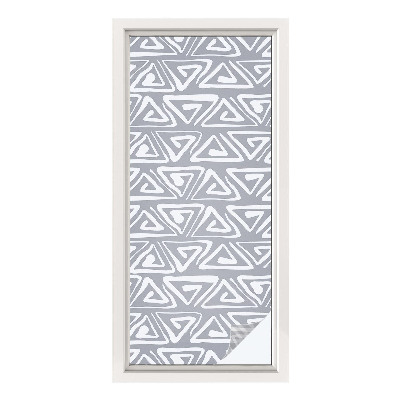 Dekorativní mléčná fólie na sklo Geometrický minimalismus